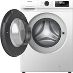 Lave linge hublot HISENSE WF1Q9041BW - 9 kg - 1400 tr/min - Classe A - Moteur induction