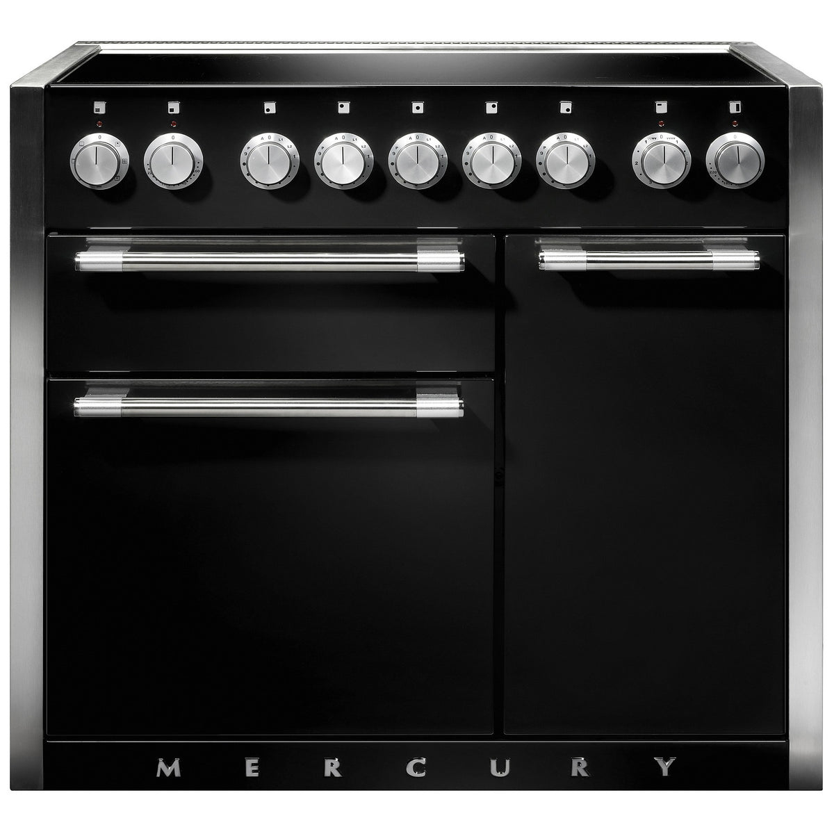Piano de cuisson induction FALCON Semi Pro MERCURY 100 NOIR MAT INOX POLI