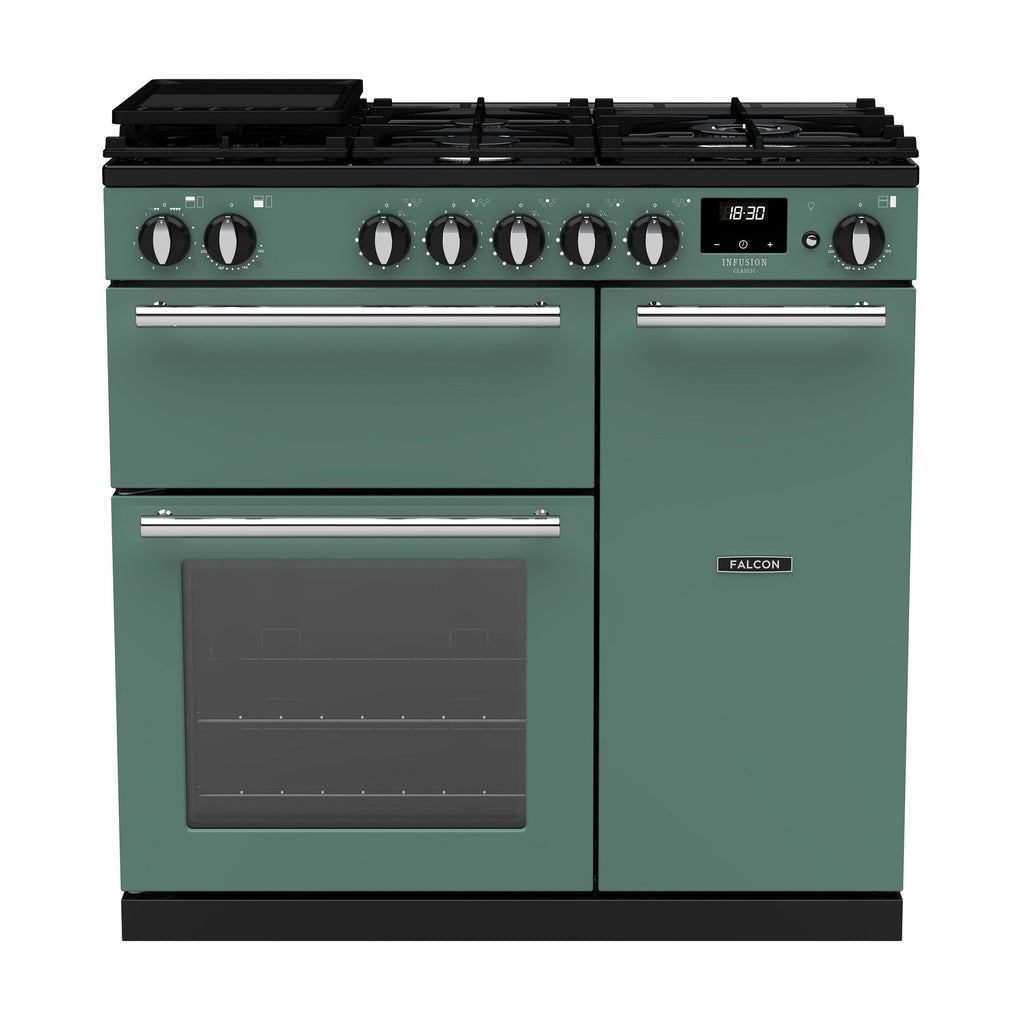 Piano de cuisson gaz FALCON INFUSION NGC TAB GAZ 90 CM VERT MINERAL