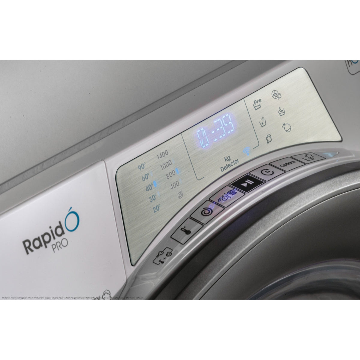 Lave linge séchant hublot CANDY RPW4856BWMR9/1-S