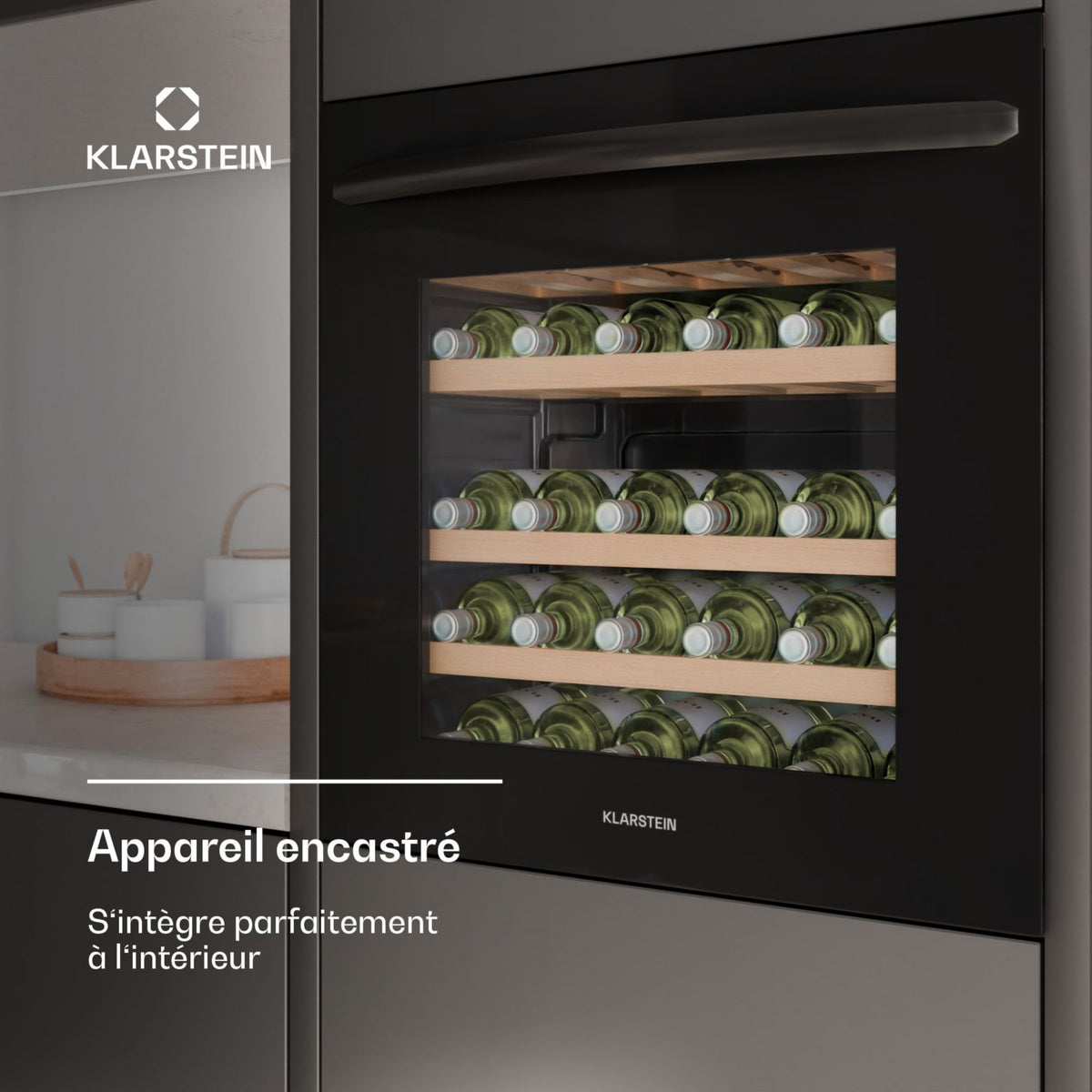 Cave à vin de service KLARSTEIN Vinsider 30 Built-In Uno 30 Fl LED