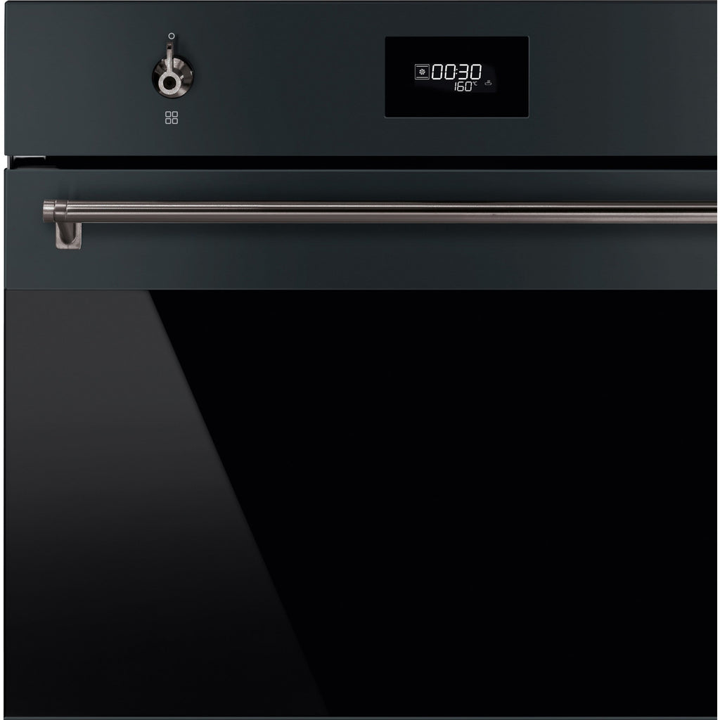 Four encastrable SMEG SFP6301TVN - Pyrolyse - Chaleur pulsée - Porte froide - Rails télescopiques