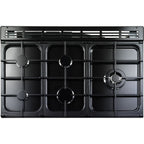 Piano de cuisson gaz FALCON PROF+90 MIXT ROUGE CHROME