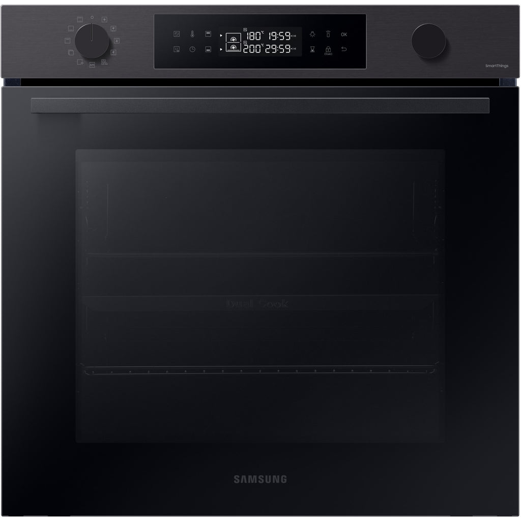 Four encastrable SAMSUNG NV7B4450VCB - Double cavité - Pyrolyse - Chaleur pulsée - Porte froide