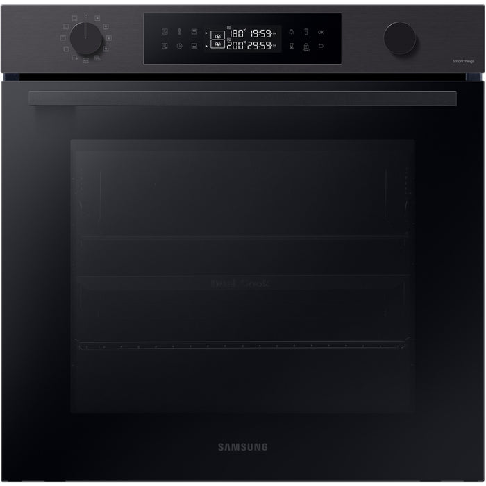 Four encastrable SAMSUNG NV7B4450VCB - Double cavité - Pyrolyse - Chaleur pulsée - Porte froide