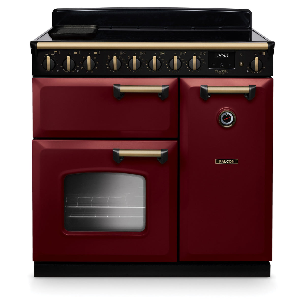 Piano de cuisson induction FALCON NGC TAB IND 90 CM BORDEAUX LAITON ANTIQU