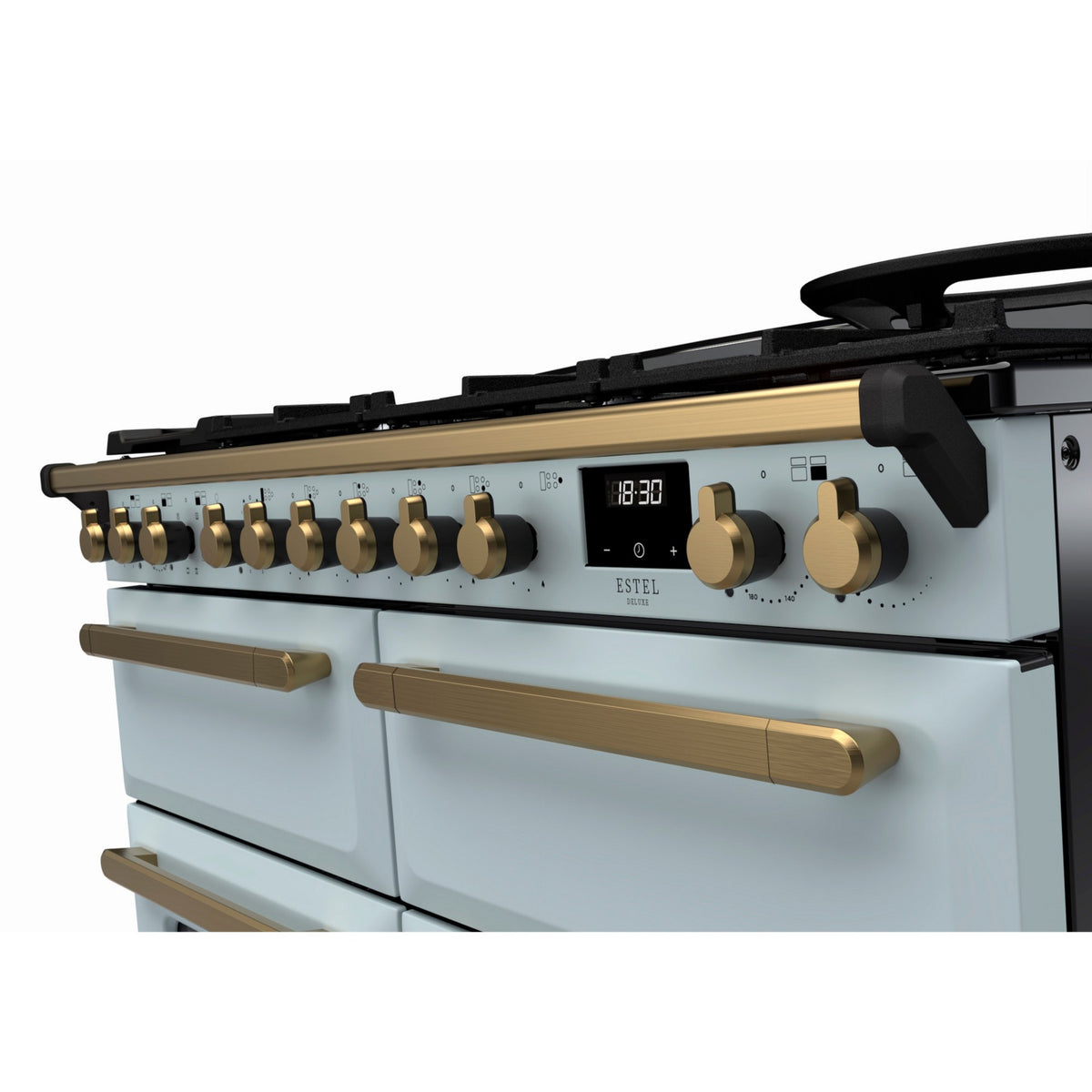 Piano de cuisson mixte FALCON ESTEL DELUXE BC TAB MIX 110 CM BLEU PAST