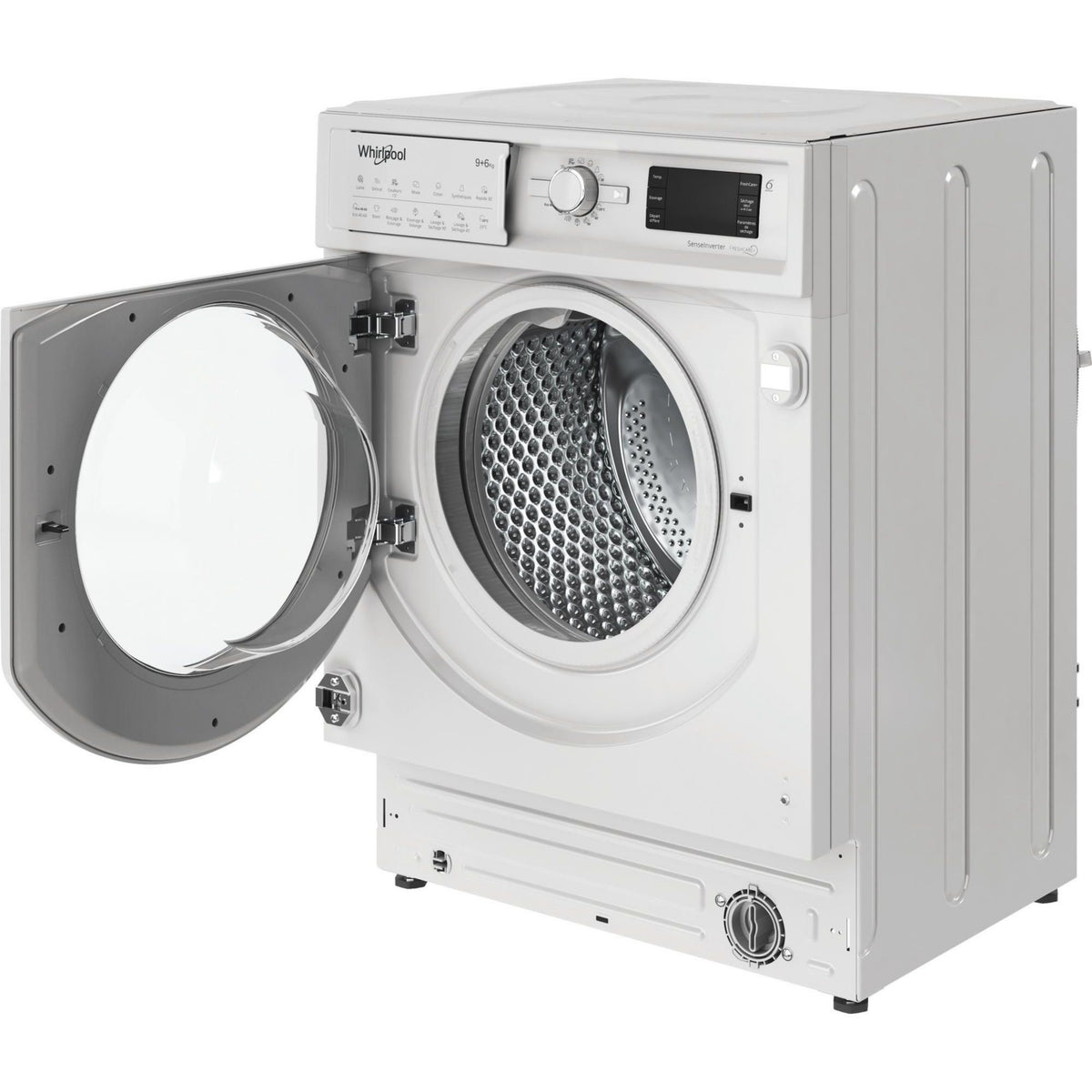 Lave linge séchant hublot encastrable WHIRLPOOL BIWDWG96146FR - 9/6 kg - 1400 tr/min - Classe D - Moteur induction