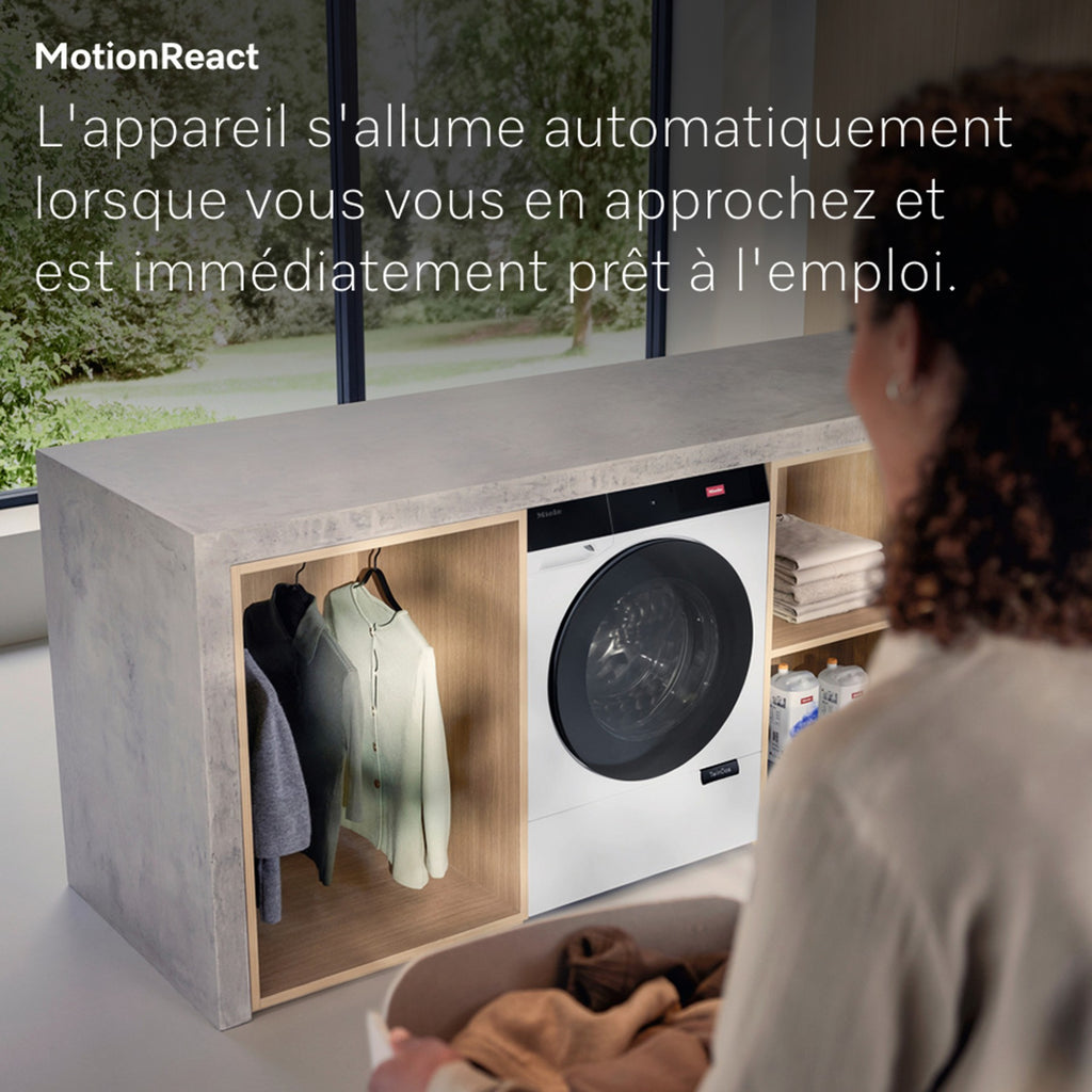 Lave linge hublot MIELE WQ 1000 WPS - 9 kg - 1600 tr/min - Classe A - Moteur induction - Dosage automatique - Connecté Wifi