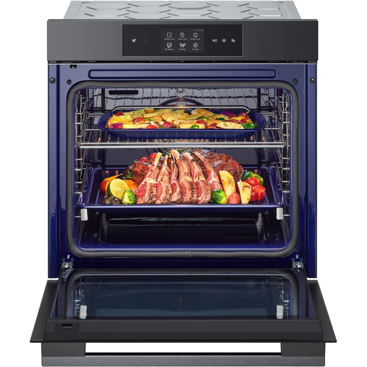 Four encastrable fonction vapeur LG WS9D7673CB - Chaleur tournante - Combiné vapeur - Pyrolyse - Hydrolyse - Porte froide