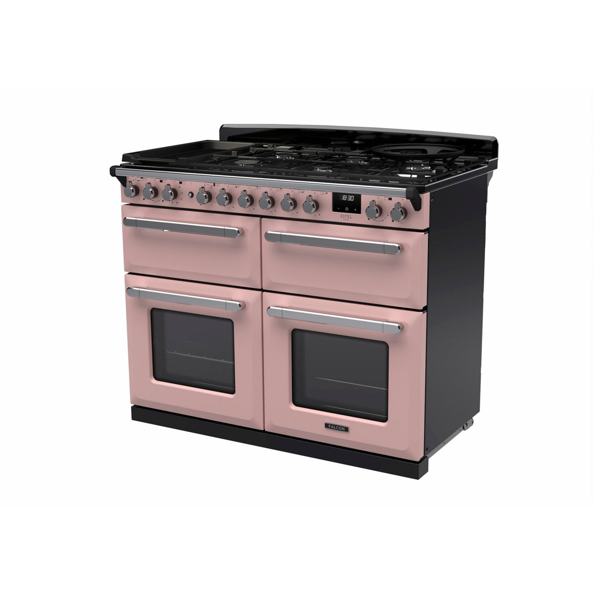 Piano de cuisson gaz FALCON ESTEL DELUXE TAB GAZ 100 CM ROSE PASTEL