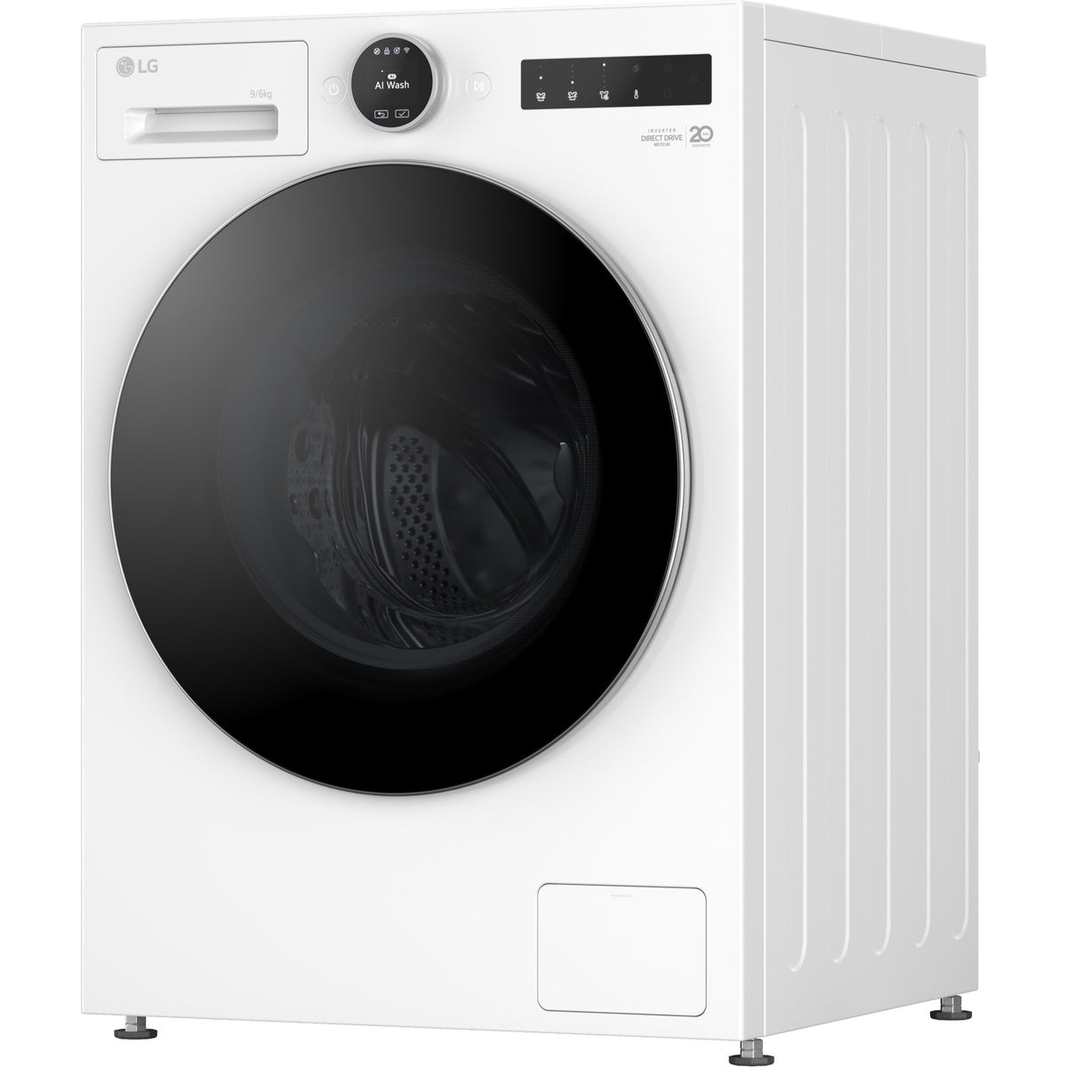 Lave linge séchant hublot LG F964X71WSTA - 9/6 kg - 1400 tr/min - Classe D - Moteur direct drive - Dosage automatique - Connecté