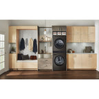 Lave linge séchant hublot LG F761TOWERB2 - 17/16 kg - 1100 tr/min - Classe E - Moteur direct drive - Connecté