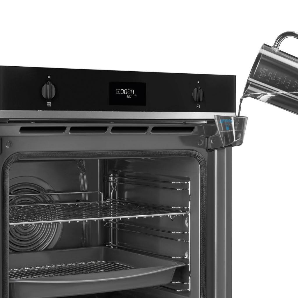 Four encastrable SMEG SOP6401S2B - Combiné vapeur - Chaleur tournante - Pyrolyse - Porte froide