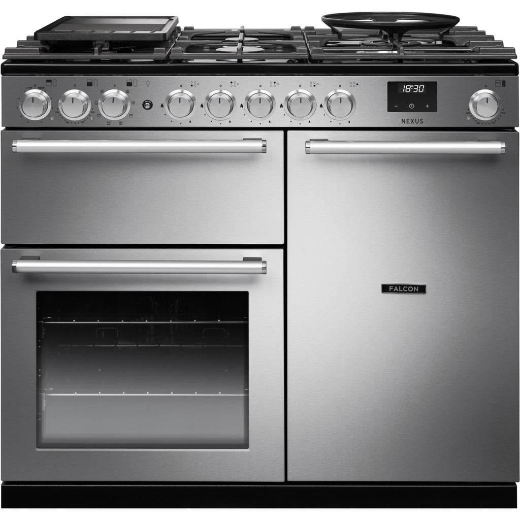 Piano de cuisson gaz FALCON NEXUS NGC TAB GAZ 100 CM INOX CHROME