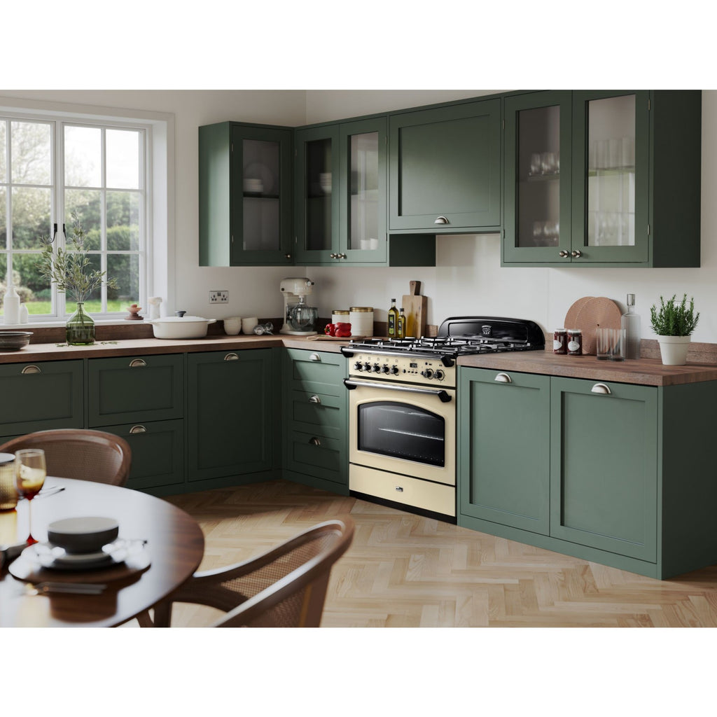 Piano de cuisson gaz FALCON CLASSIC FX TAB GAZ 90 CM CREME CHROME