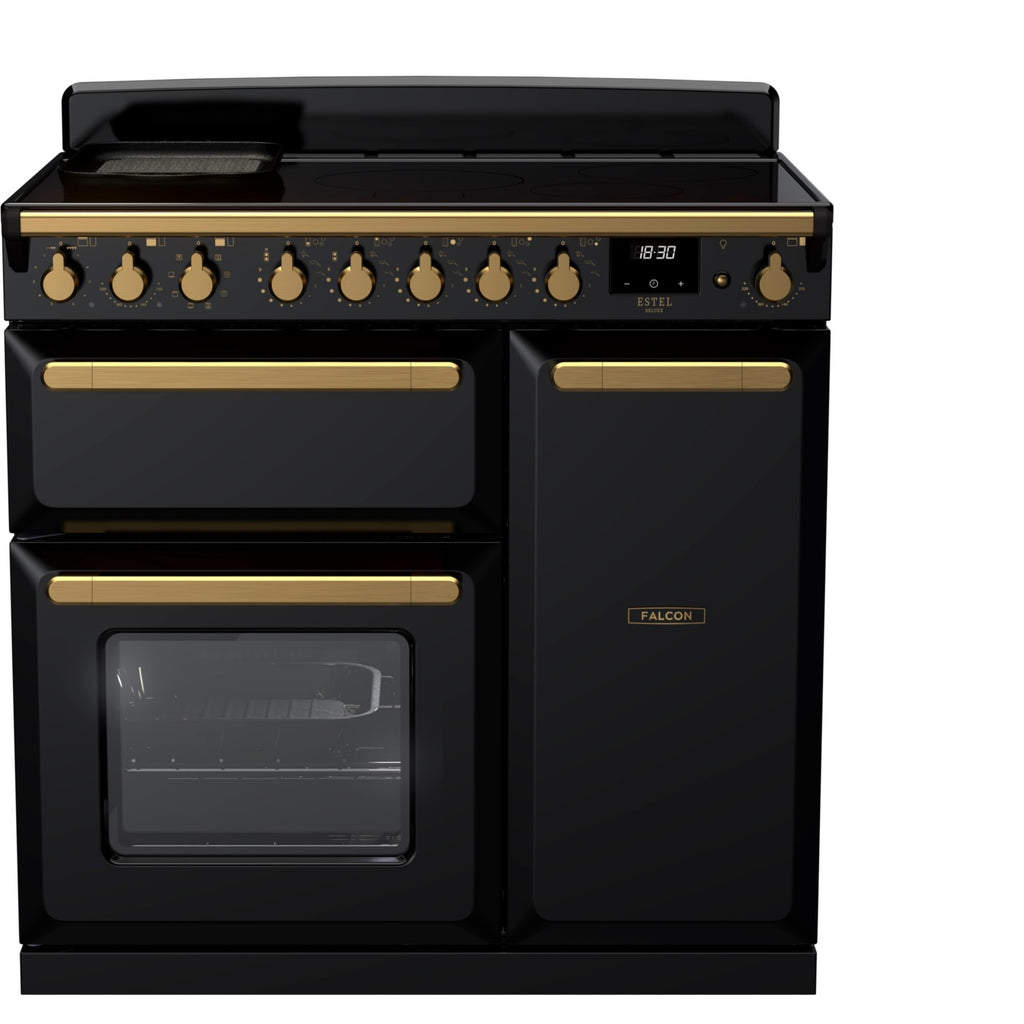 Piano de cuisson induction FALCON ESTEL DELUXE TAB IND 90 CM NOIR BRILLANT