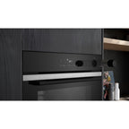 Four encastrable SIEMENS HR272GES3 - Pyrolyse - Chaleur pulsée - Ajout Vapeur - Porte froide - Rails télescopiques - iQ500