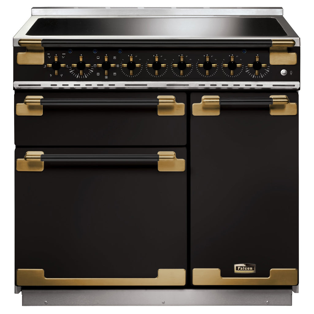 Piano de cuisson induction FALCON ELISE LUXE TAB IND 90 CMNOIR LAITON