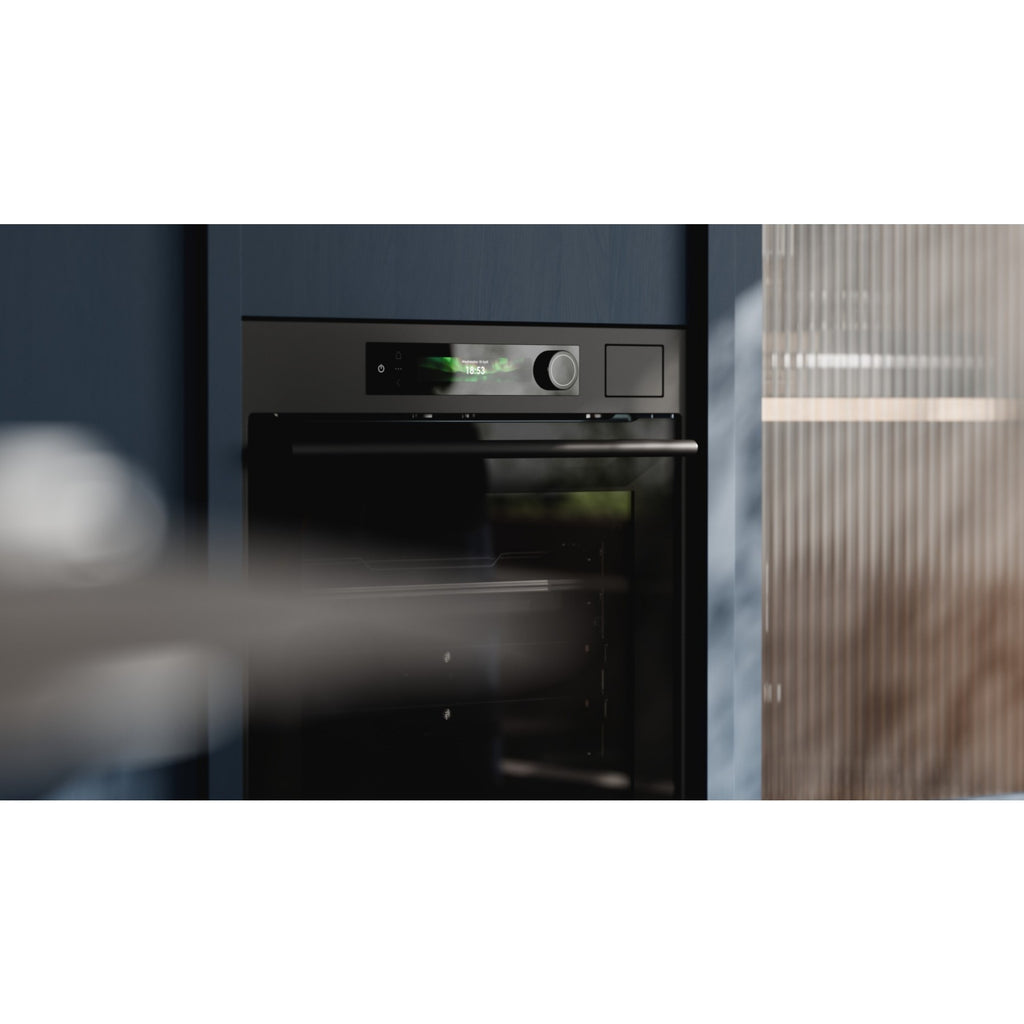 Four encastrable fonction vapeur ASKO OCSM66BSH - Combiné vapeur - Chaleur tournante - Hydrolyse - Porte froide - Écran tactile