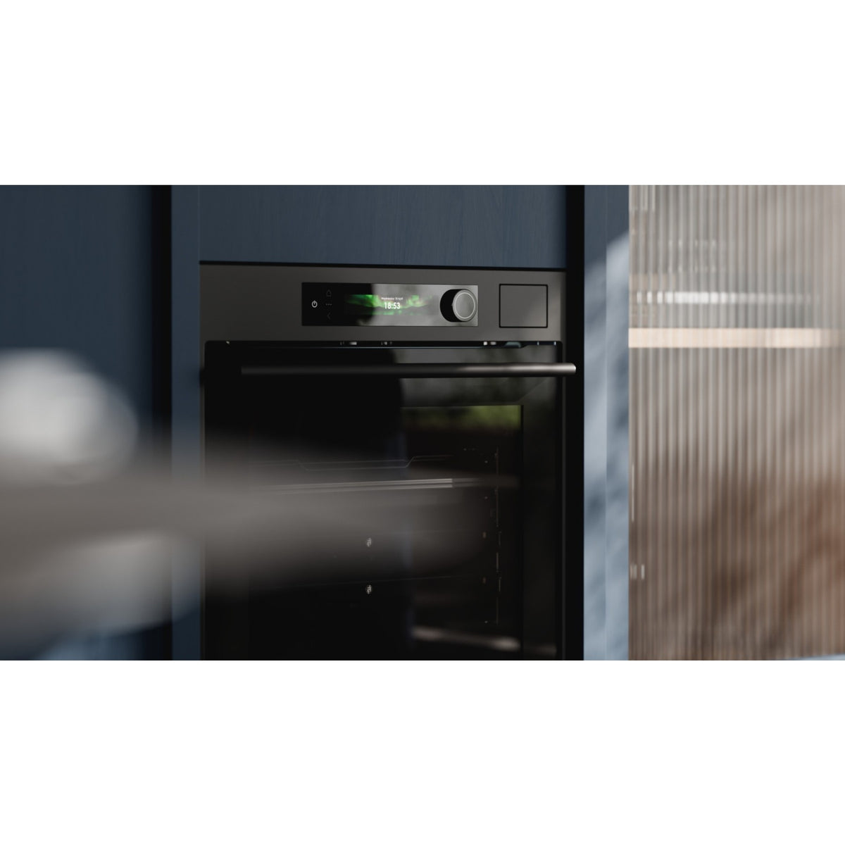 Four encastrable fonction vapeur ASKO OCSM66BSH - Combiné vapeur - Chaleur tournante - Hydrolyse - Porte froide - Écran tactile