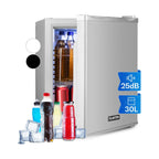 Mini réfrigérateur KLARSTEIN Happy Hour 30L 5-15°C 23 dB LED inox