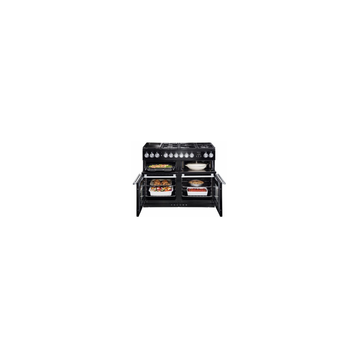 Piano de cuisson mixte FALCON NEXUS SE 110 CM IVOIRE CHROME