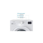 Lave linge hublot INDESIT IM864MYTIMEFR - 8 kg - 1400 tr/min - Classe A - Moteur induction