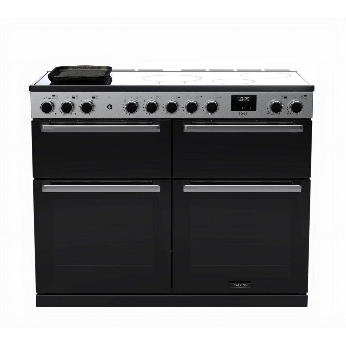 Piano de cuisson induction FALCON EDGE DELUXE BC TAB IND 110 CM VERRE NOIR