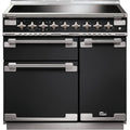Piano de cuisson induction FALCON ELISE 90 CHARBON Mat satiné NICKEL