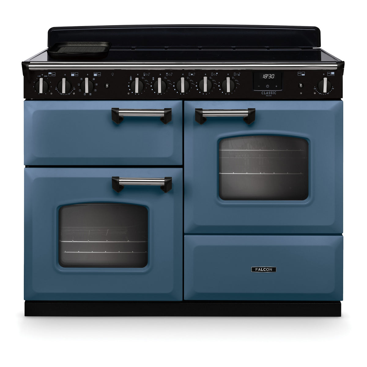 Piano de cuisson induction FALCON NGC TAB IND 110 CM ROCHE BLEUE CHROME