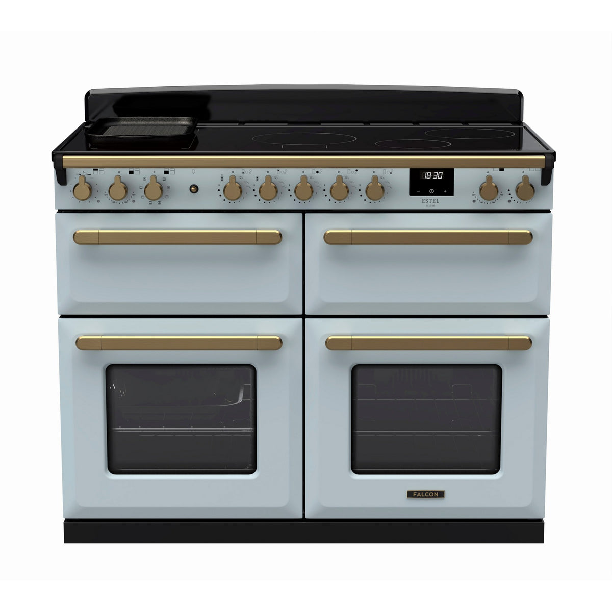 Piano de cuisson induction FALCON ESTEL DELUXE BCTAB IND 110 CM BLEU PASTE
