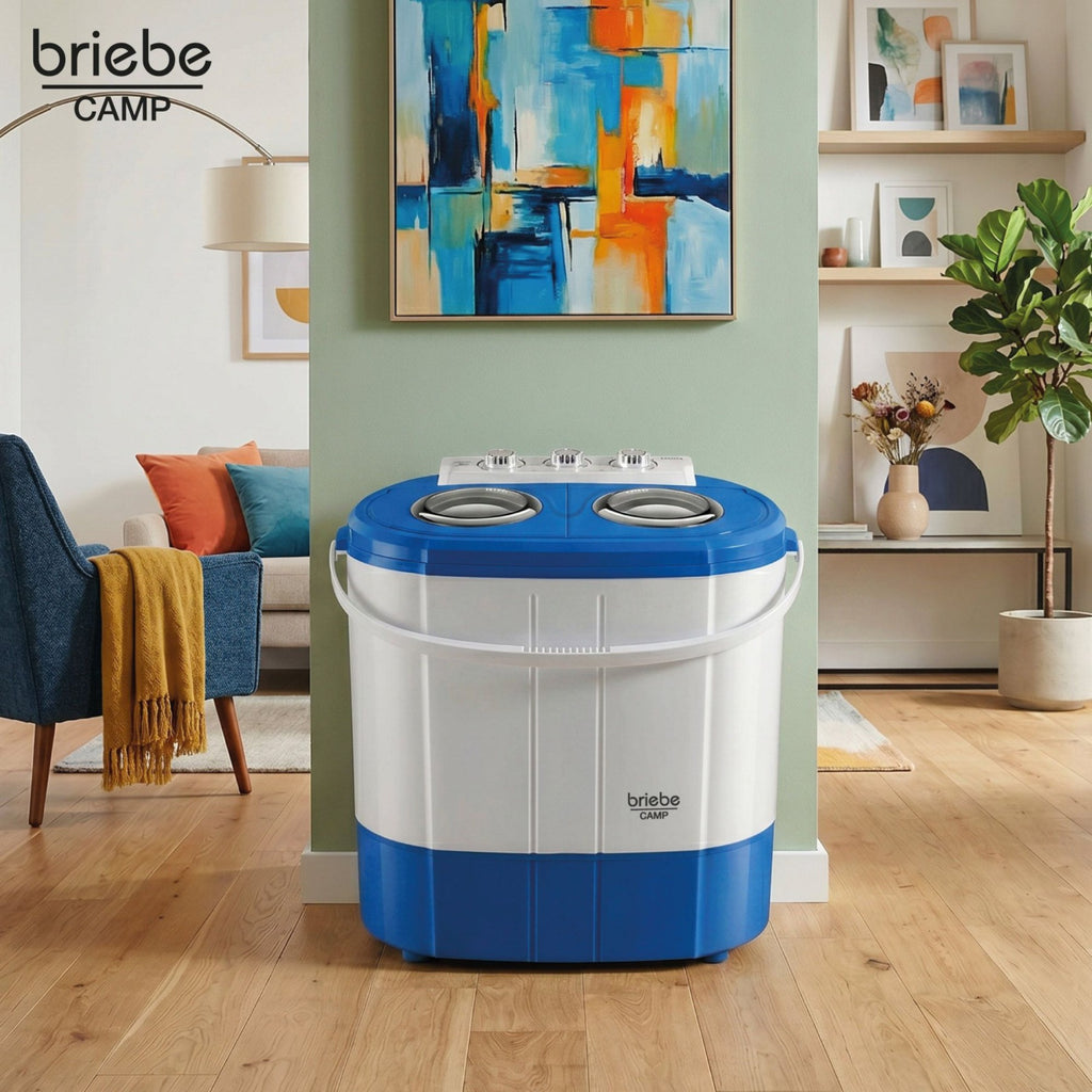 Lave linge portable BRIEBE avec Centrifugeuse 2 Compartimen WM1140B