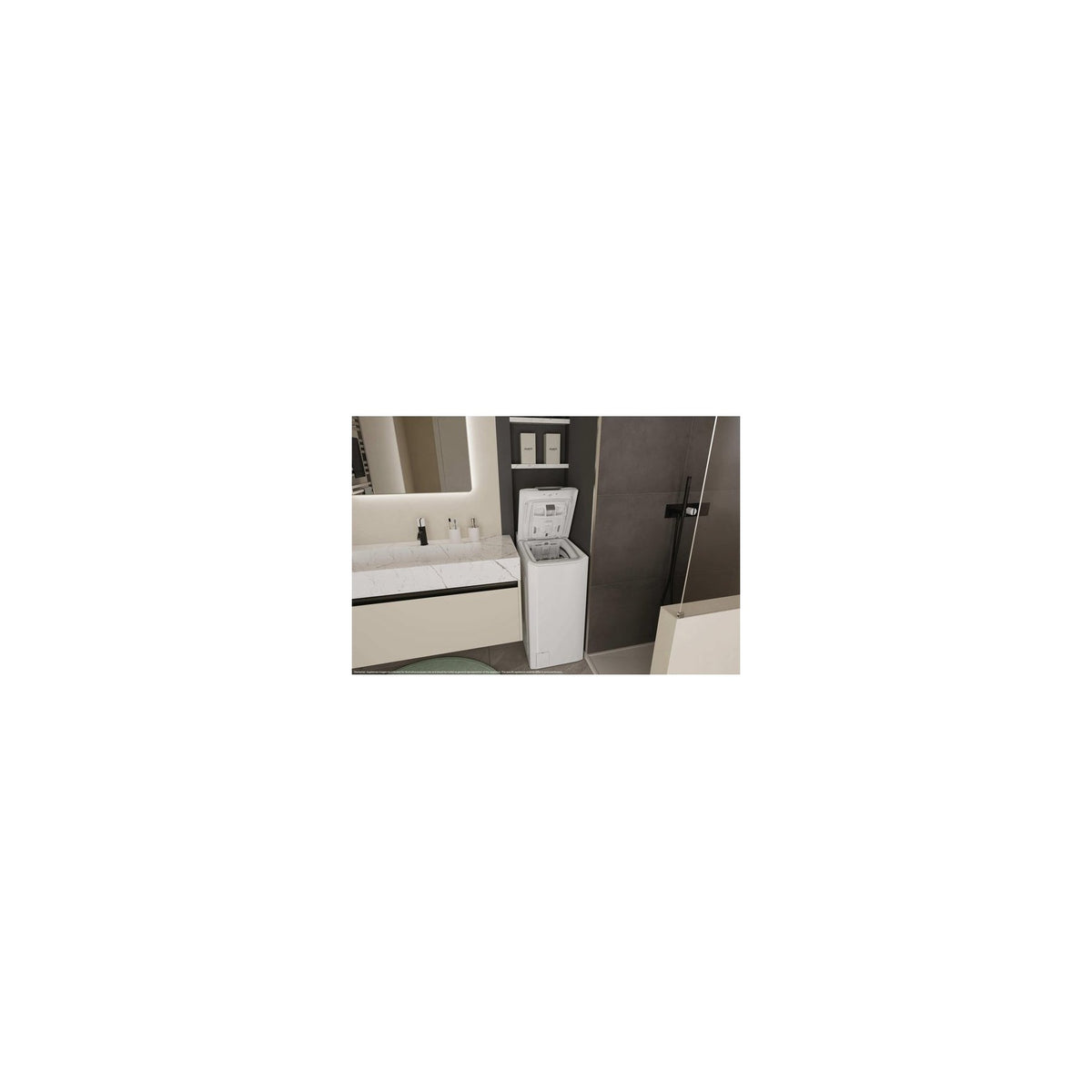 Lave linge top CANDY TCAS266TM8-S