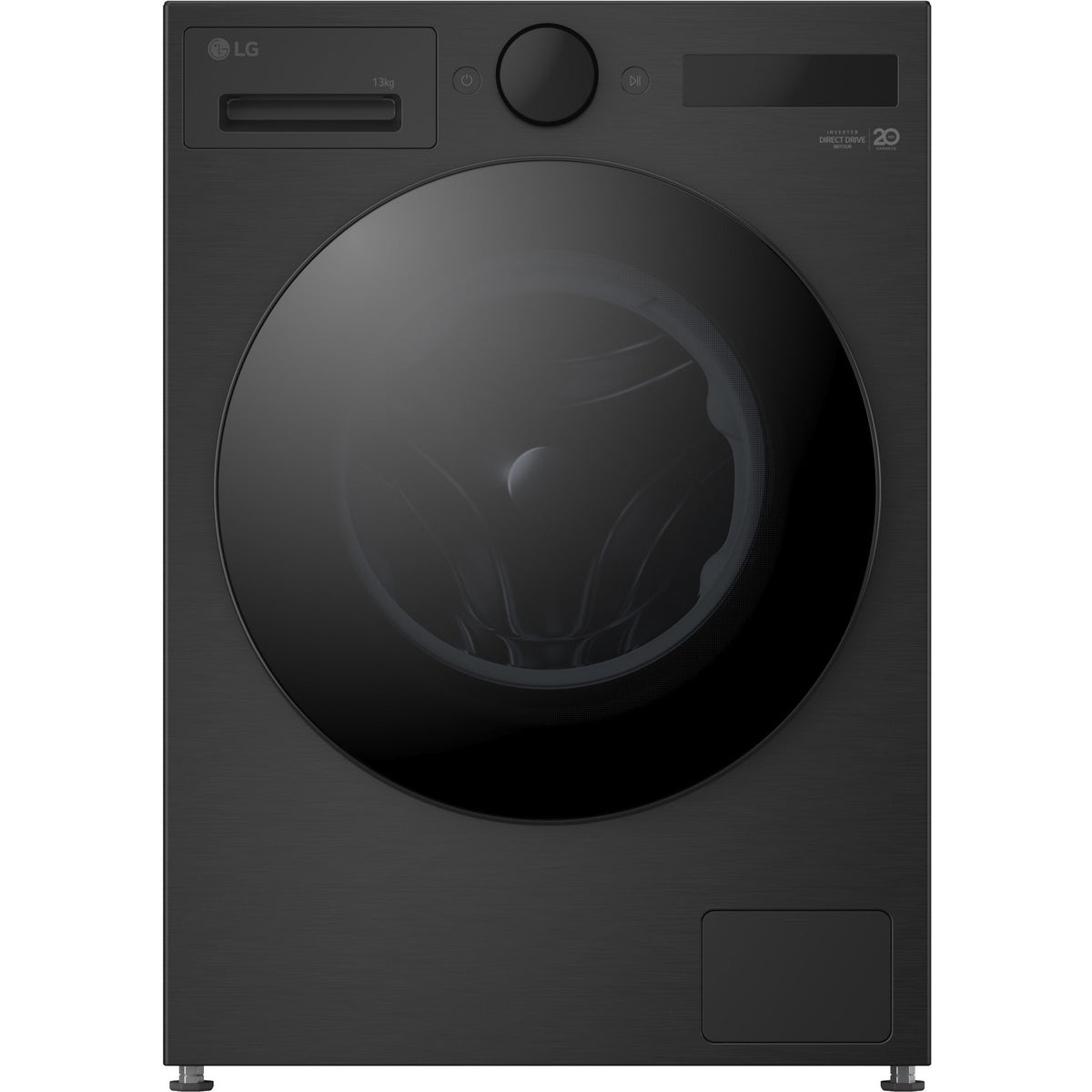 Lave linge hublot LG F34X76BSTA - 13 kg - 1400 tr/min - Classe A - Moteur direct drive - Autodosage - Connecté - Noir