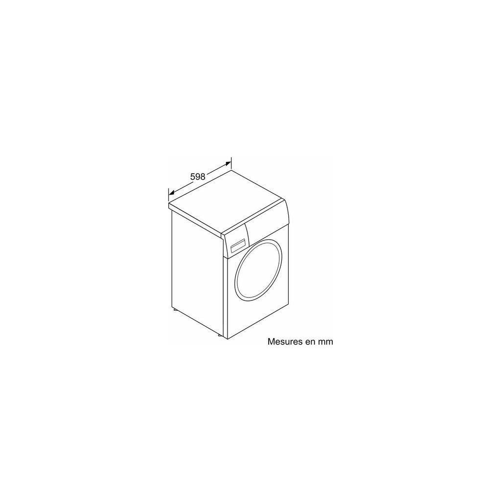 Lave linge hublot BOSCH WGE03207FR
