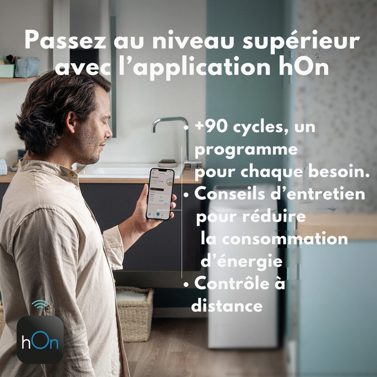 Lave linge top HAIER THASN286TM5P-S - 8 kg - 1200 tr/min - Classe A - Moteur induction - Connecté