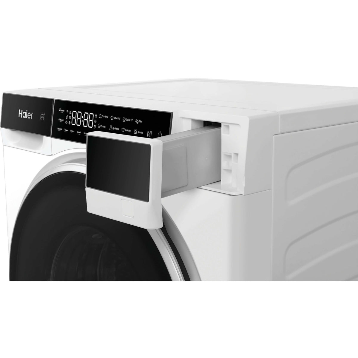 Lave linge séchant hublot HAIER HWD50-BP12307U-S - 5/2,5 kg - 1200 tr/min - Classe A - Moteur Inverter - Connecté