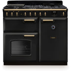 Piano de cuisson gaz FALCON NGC TAB GAZ 100 CM CHARBON LAITON ANTIQU