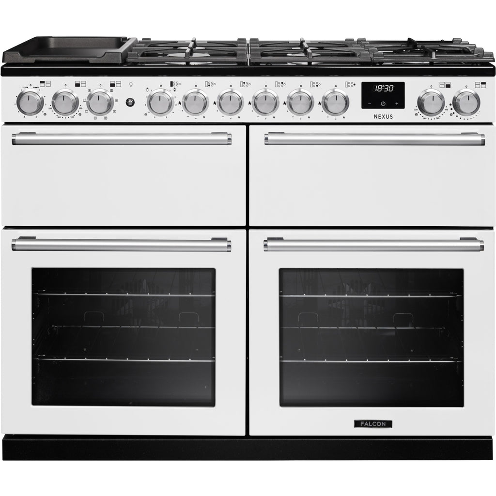 Piano de cuisson mixte FALCON NEXUS NGC BC TAB MIX 110 CM BLANC CHROM