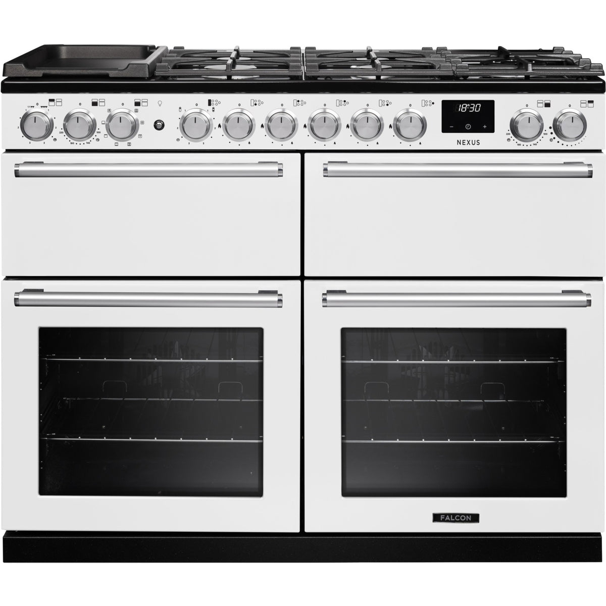 Piano de cuisson mixte FALCON NEXUS NGC BC TAB MIX 110 CM BLANC CHROM