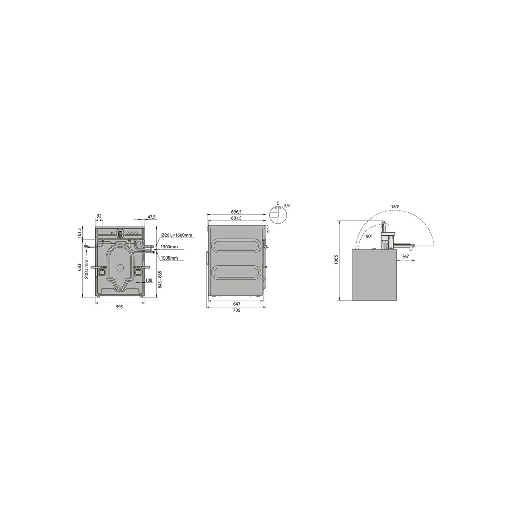 Lave linge professionnel ASKO WMC8943PC.S PRO