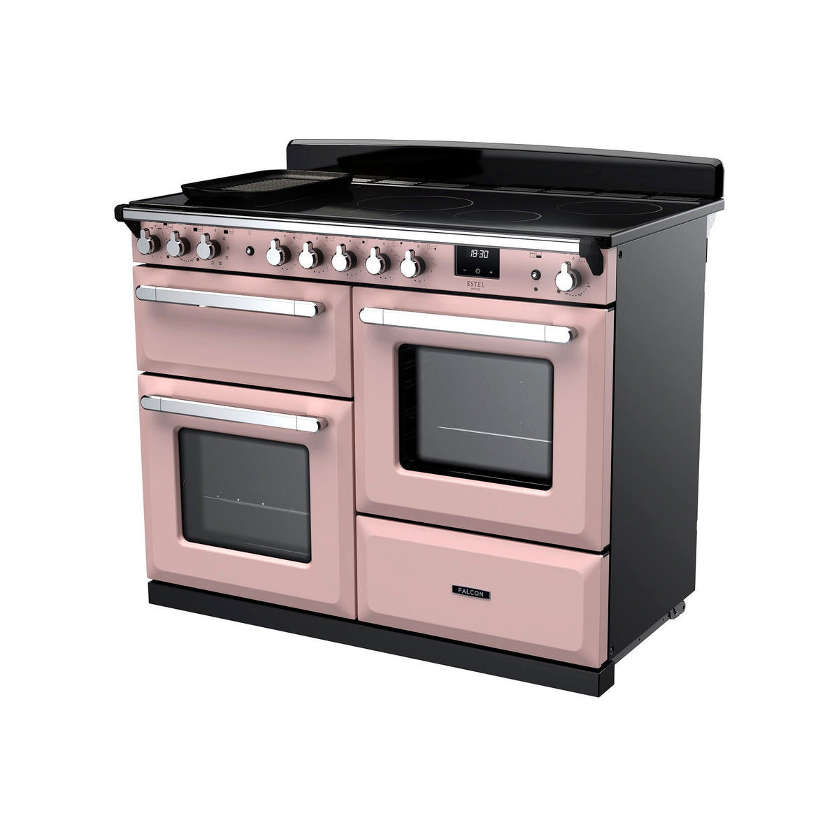 Piano de cuisson induction FALCON ESTEL DELUXE OCTAB IND 110 CM ROSE PASTE