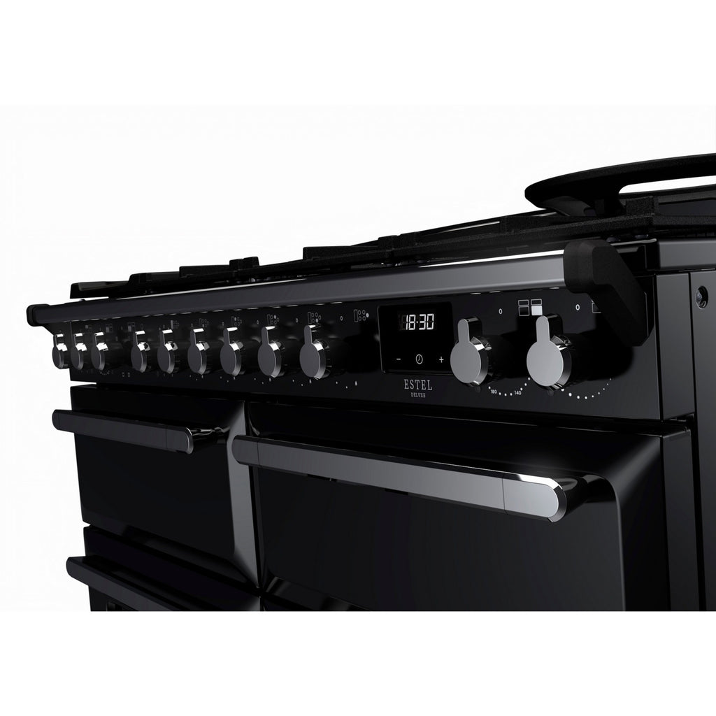 Piano de cuisson gaz FALCON ESTEL DELUXE TAB GAZ 100 CM NOIR BRILLAN