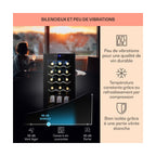 Cave à vin de service KLARSTEIN Shiraz 15 Slim Uno 44L tactile