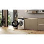 Lave linge hublot WHIRLPOOL W7X89BSILENCEFR - 8 kg - 1400 tr/min - Classe A - Moteur induction direct drive