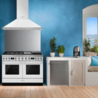 Piano de cuisson mixte SMEG CPF120IGMPWH