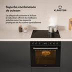 Four encastrable KLARSTEIN ControlSync Set 9 fonctions 72L Noir