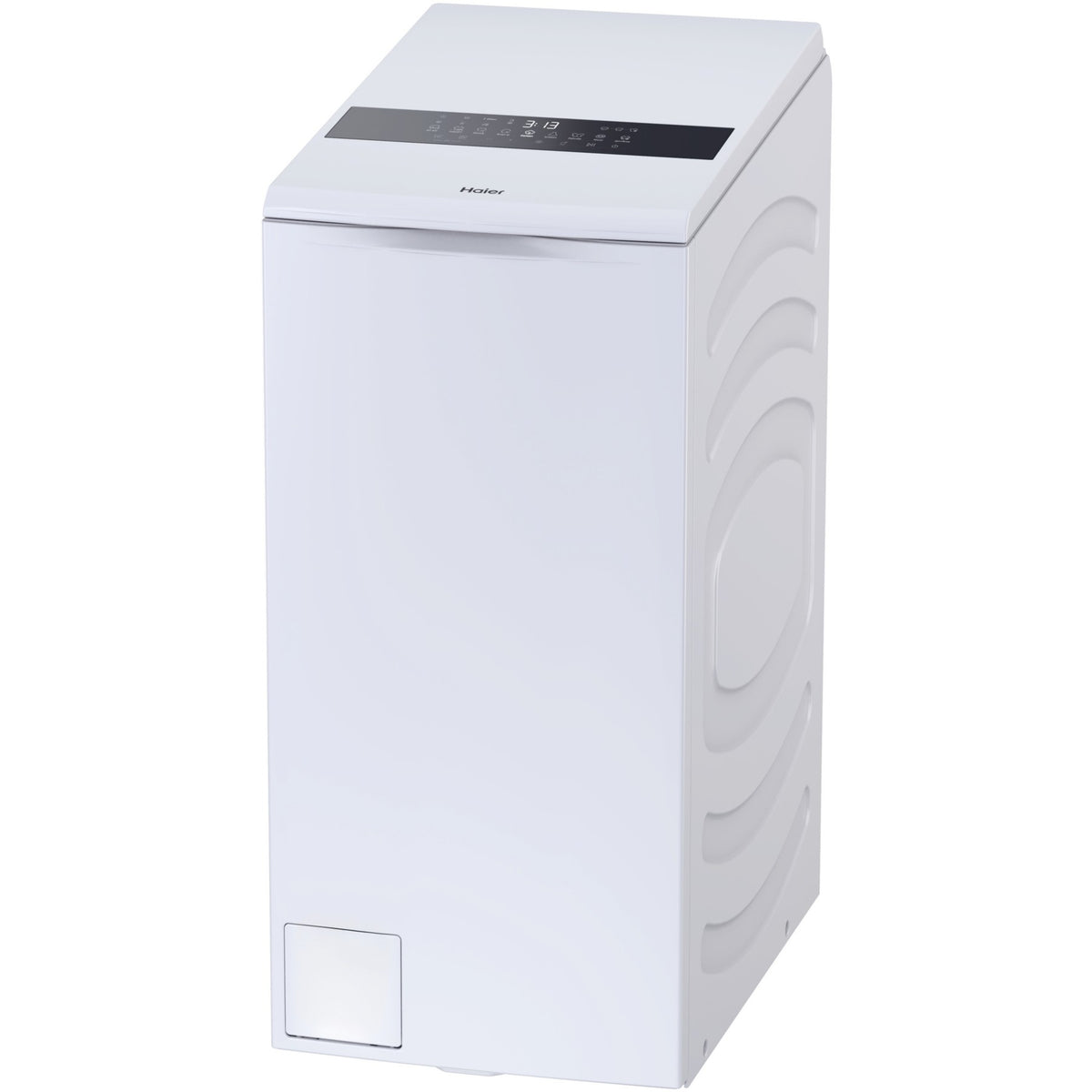 Lave linge top HAIER HW85-BPD13386U-S - 8,5 kg - 1300 tr/min - Classe A - Moteur induction - Autodosage - Connecté