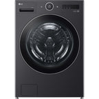 Lave linge hublot LG F20F12BST - 20 kg - 1000 tr/min - Classe A - Moteur direct drive - Wifi - Noir
